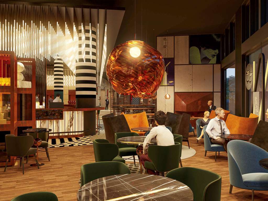 โรงแรมพูลแมน เบอลิน ชไวเซอร์ฮอฟ เบอร์ลิน ร้านอาหาร รูปภาพ The Library